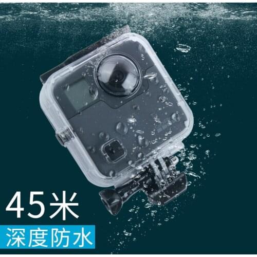 45M Waterproof Housing Case For Gopro Fusion 360 Camera Underwater Box Back Door For Go Pro Fusion Action Camera Accessories