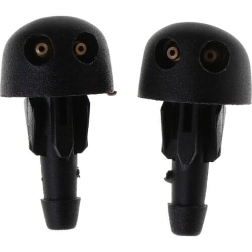 2Pcs Front Windsheild Wiper Nozzles Washer Jets for Renault Clio MK2 7700413545 Car Styling Auto Replacement Part Windshield Was