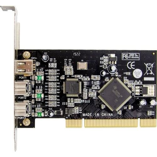 PCIe 1394b video capture card 1394b 2+1 expansion port XIO2213AZAY chipset