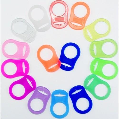 140 pcs food grade BPA Free silicone pacifier ring dummy ring mam ring adapter for NUK 13 color option