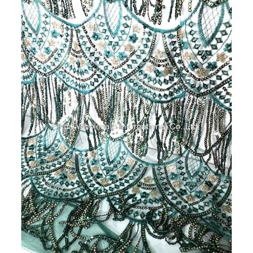 Good quality Sequined lace Fabric Performance Wear Dress Magic Color Sequined Fabric,quilting cloth