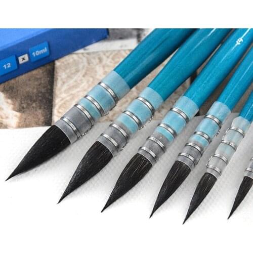 Squirrel Hair Brushes Professional Watercolor Paint Brush Set for Watercolor Painting Art Supplies painting supplies brushes