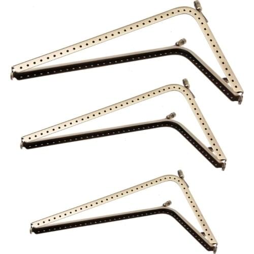 2020 New Fashion Mini Metal Kiss Clasp Lock Frame Purse Handbag Handle Coins Bags L Shape 1Pc DIY Bronze 3 Types Bag Accessories