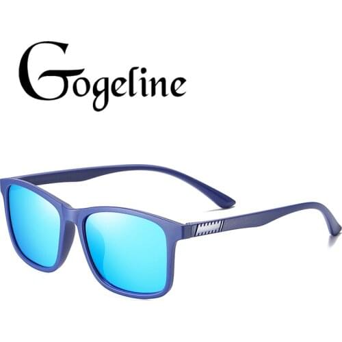 Vintage Square Polarized Sunglasses for Women Men Brand Designer UV400 TR Mirror Blue Night Vision Driving Eyewear