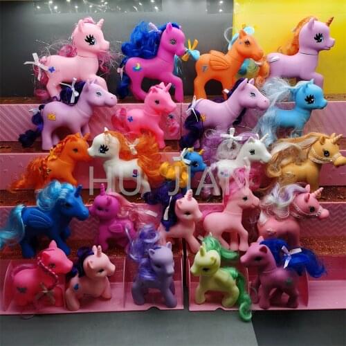Original multi-style selection of rainbow pony unicorn hand model children’s party play house toy
