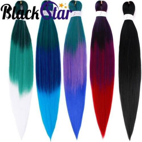 Pre-stretched Braiding Hair Easy Braid Professional Itch Free Synthetic Fiber Corchet Braids EZ Braids Hair Extensions