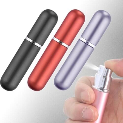 Hot sale Refillable Empty Glass Perfume Bottle Portable Travel Atomizer Pump Spray Case Portable easy to use