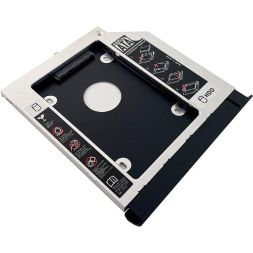 SATA 2nd Hard Drive SSD HDD Module Caddy Adapter for Acer Aspire E5-575 E5-575G With Bezel and Bracket
