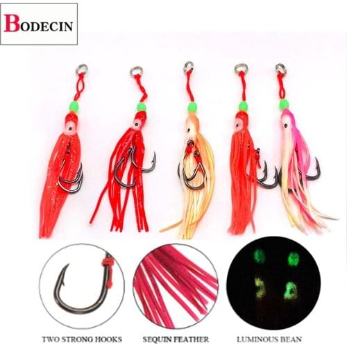 Trolling Squid Skirts 13cm Soft Octopus Lures Easy Shiner Sea Fishing Baits Tuna Tail Tackle Craft Accessories for Jigging Rigs