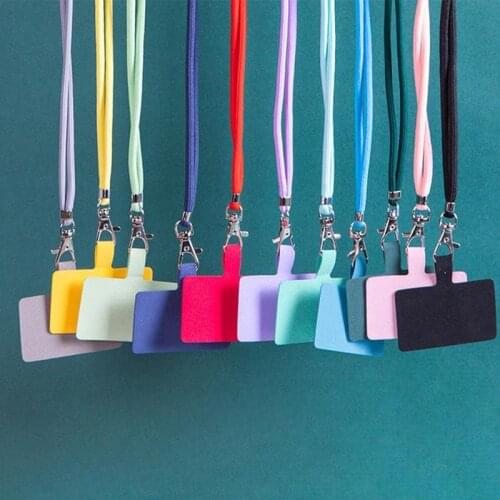 Universal Mobile Phone Lanyard Braided Chain with Phone Case Gasket for Hanging Carry Protective Case