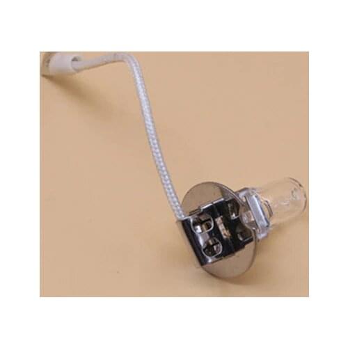Machine tool working bulb tungsten halogen lamp beads with wire lamp beads H3 24V 36V 12V 55W 50W