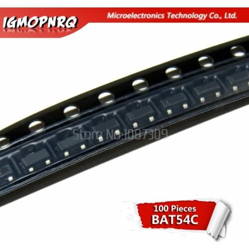 100pcs KL3 BAT54C BAT54 SOT-23 SURFACT MOUNT SCHOTTKY BARRIER new original