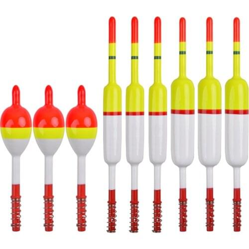 15Pcs fishing floats Floatage 3g 4g 5g slip bobber vertical fishing buoy floating ball oval stick floats for fishing Rig tackle