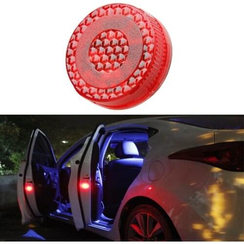 2pcs Magnetic Wireless 5 LED Car Door Opening Warning Lights Waterproof Strobe Flashing Anti Rear-end Collision Led Safety Lamps