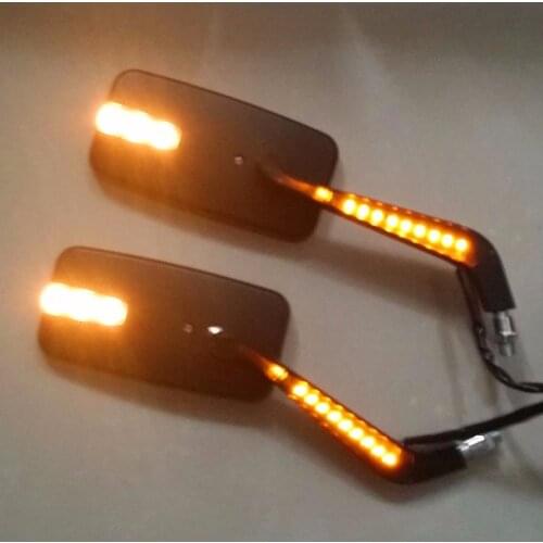 Black 10mm Side Rearview Mirror For Honda CB 1000 1000R Kawasaki KLR 250 650 Suzuki Boulevard Yamaha KTN Motorcycle