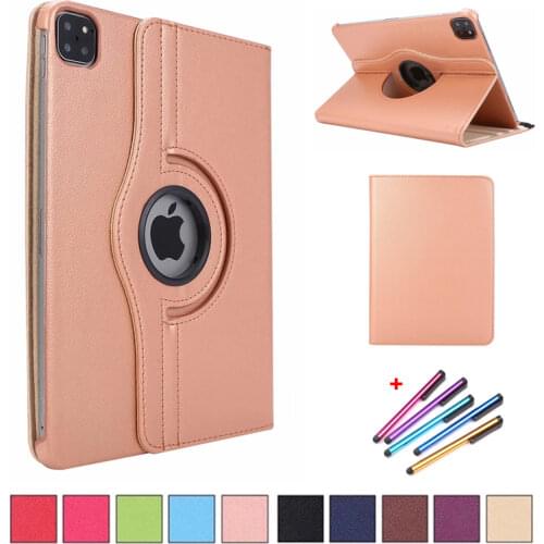 For iPad Pro 12.9 2018 Tablet Case 360 Rotating Flip Leather Stand Protective Cover For iPad Pro 12.9 Case 2018