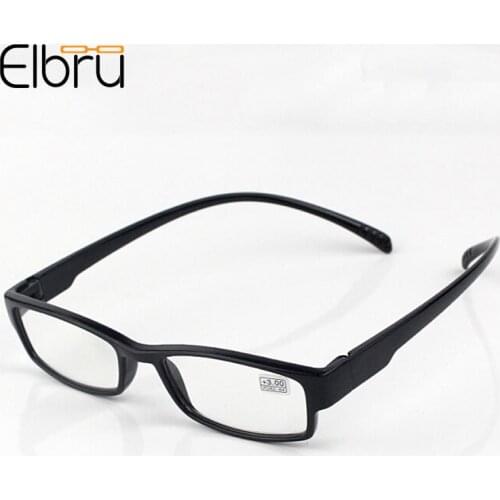 Elbru Adjustable Hanging Stretch Reading Glasses Ultralight TR90 Presbyopia Eyeglasses For Elderly Men Women Diopters +1.0 +4.0