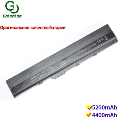 Golooloo 6 cells laptop battery for Asus N82 N82JQ N82E N82JV N82EI N82JV-VX020V N82J A32-N82 A42-N82