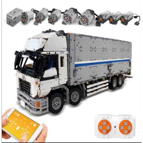 Lepining 23008 Technic Car Toys Compatible With MOC-1389 Wing Body Truck Model Building Blocks Bricks Kids Christmas Car Gifts