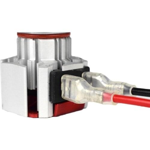 Headlight Adapter Cables 2x Lightweight Male Plug Single Diode Converter Adapter Cables for H1 LED HID Headlight Bulb