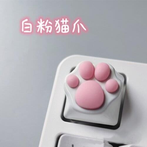Cat Paws Keycaps For Mechanical Keyboard Animation Metal Custom Keycap Buttons Key Cap For Cherry Mx Switch Artisan keycaps