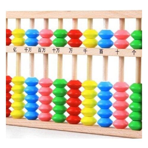 Math Toys Learning & Education wood color bead arithmetic pupil abacus mathematics kids toys soroban montessori math toys