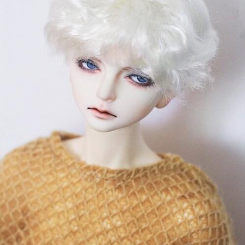 BJD doll wig is suitable for 1/3 1/4 1/6 size fluffy baby wig for men and women with soft and short hair doll accessories