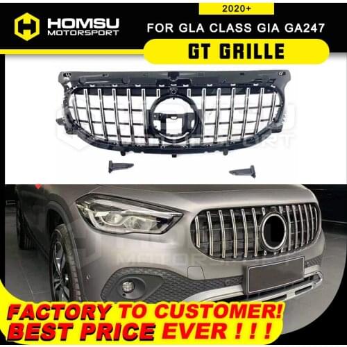 Front Grille for GLA GIA GA247 GT style Grille 2020 new design without center badge