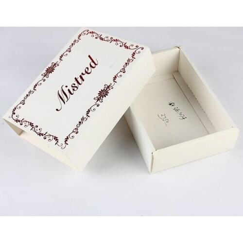 Recycled Slide Drawer Kraft Paper Box for Packaging Chopsticks,Custom Recycled Food Paper Boxes ---PX10822