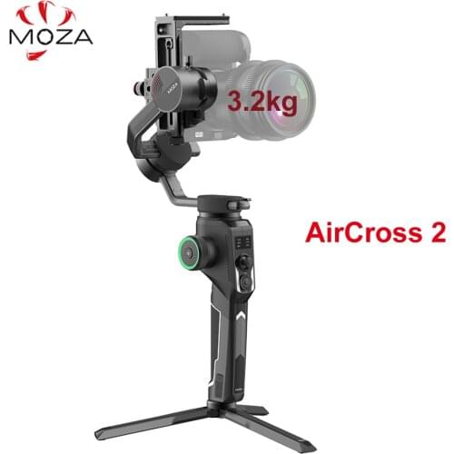 Moza Aircross 2 3 Axis Camera Gimbal Stabilizer Steadycam for Sony A6300 Panasonic GH5 GH4 Canon EOS Pk Zhiyun Crane