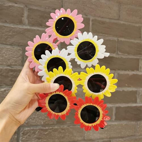 2020 Lovely Daisy Children Sunglasses Kids Oculos Sun Glasses Boys Eyeglasses Sunflower Shades Girls Lens Baby Gafas