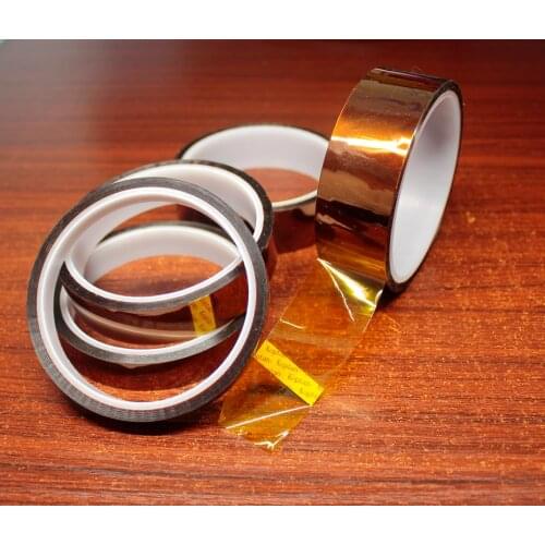 30m/roll high temperature tape PI film polyimide industrial soldering heat resistant 3D printing tape