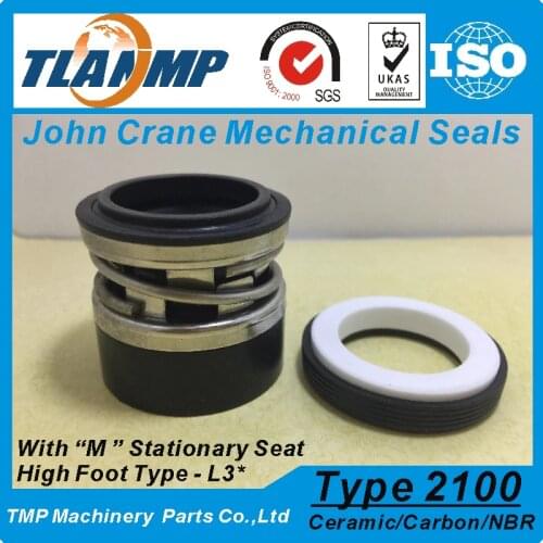 Type 2100-2-12 , 2100K-12 , 2100-12 (L3*) Elastomer Bellows Seals -J-Crane TLANMP Mechanical Seals (Material:CE/CA/NBR)