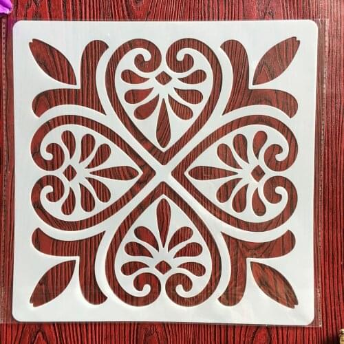 30 * 30 cm diy craft mandala stencil for woodcut painting, scrapbook wall art stamping decoration album embossed paper card
