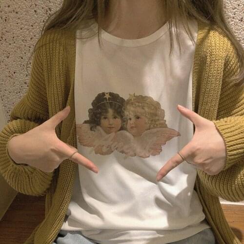 Harajuku Style Womens T-shirt Summer Chic Art Print Streetwear T-shirt Femme New For Summer 2021! Rm