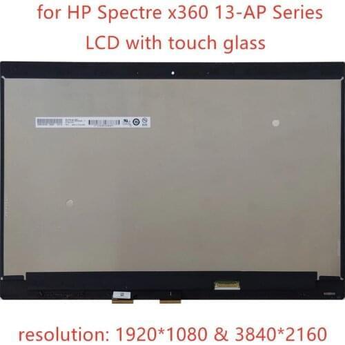13.3''IPS LCD Display Touch Screen Digitizer Glass Assembly replace B133HAN05.7 M133NVF3 R0 for HP Spectre x360 13-AP Series