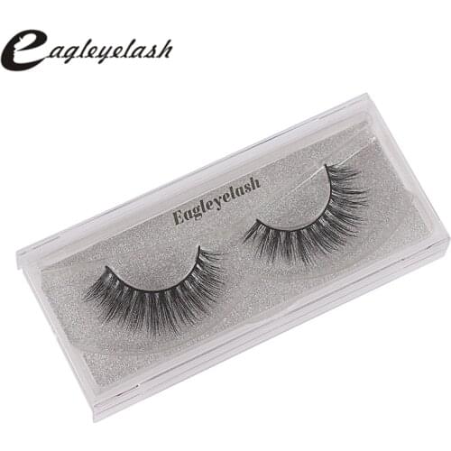 1 Pairs cruelty free natural false eyelashes fake lashes long makeup 3D mink lashes extension eyelash mink eyelashes