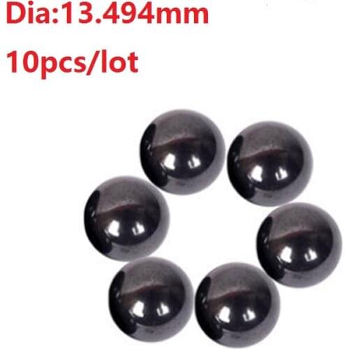 10pcs/lot Diameter 13.494mm Si3N4 Ceramic ball G5 Silicon Nitride bearing balls used in bearing/pump/linear slider/valvs balls