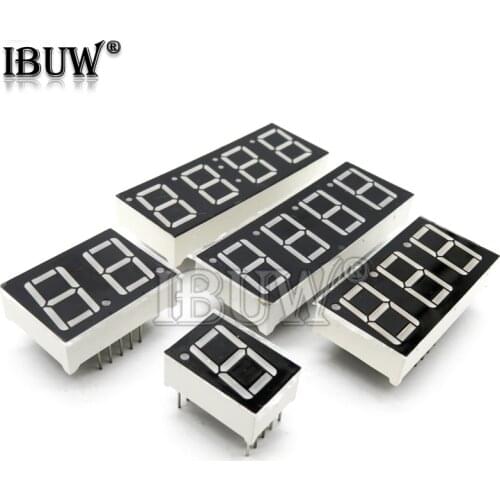 5PCS 0.56 inch Digital tube segment Common Anode Common Cathode AS Red 1 2 3 4 Bit time digital Tube 12 needles Red LED Display