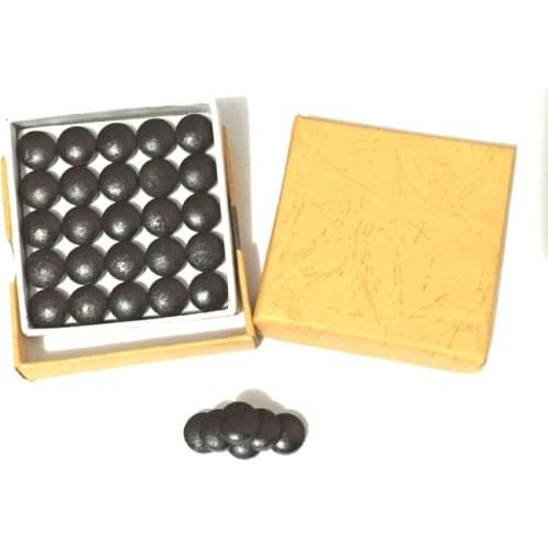 Free shipping 20pcs/lot 14mm New Billiards Pool cue tips Black Water Buffalo leather tips Billiard accessories