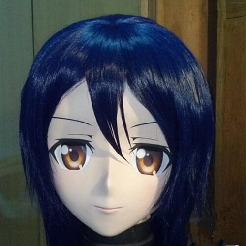 C2-029) Handmade Female Letax Full Head Kigurumi Mask Cosplay with WIG Kigurumi Japan Anime Crossdresser Can Customize