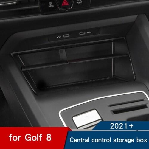 For golf 8 central control storage box central control storage box interior decoration modification parts 2021
