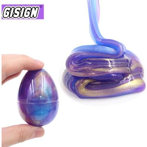 Crystal Slime Ball Fluffy Toys Supplies DIY Glue for Slimes Cloud Kit Soft Clay Light Putty Antistress Toys Kids Slime Egg