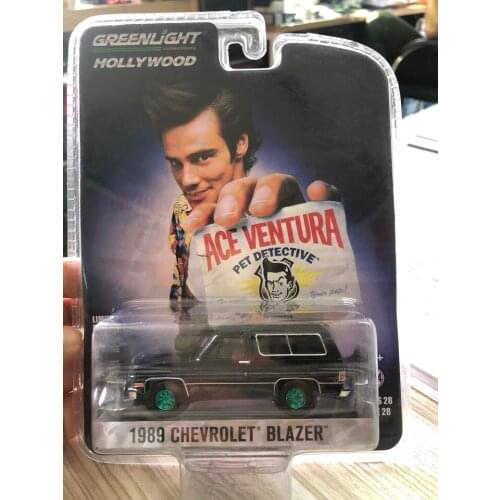 GreenLight 1:64 scale 1989 CHEVROLET BLAZER ACE VENTURA Hollywood series Collection metal diecast car toys