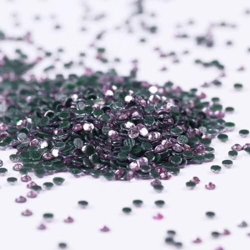 Lavender 3D Nail Art ss6 Glass/Crystal Nails Non HotFix Rhinestones 1440PCS/lot Nail Decoration