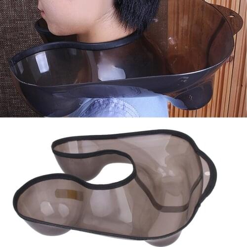 Hair Coloring Cape Protection PVC Neck Tray Salon Hair Perm Dyeing Container Neck Rest
