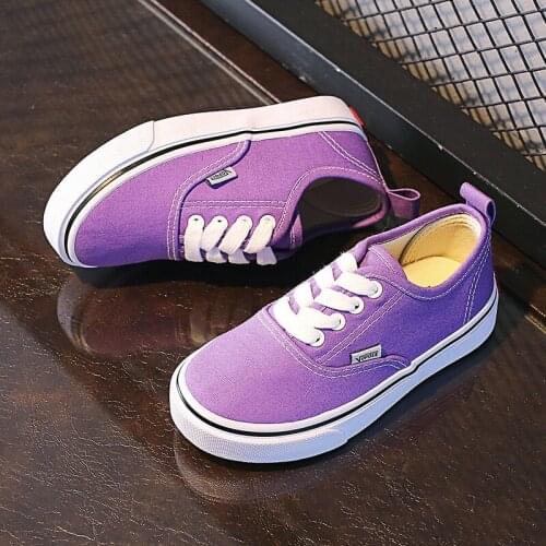 Korean Fashion Boy and Girl Shoes Spring 2021 Low-top Casual One-step Childrens Canvas Shoes New Flats Family Matching Shoes