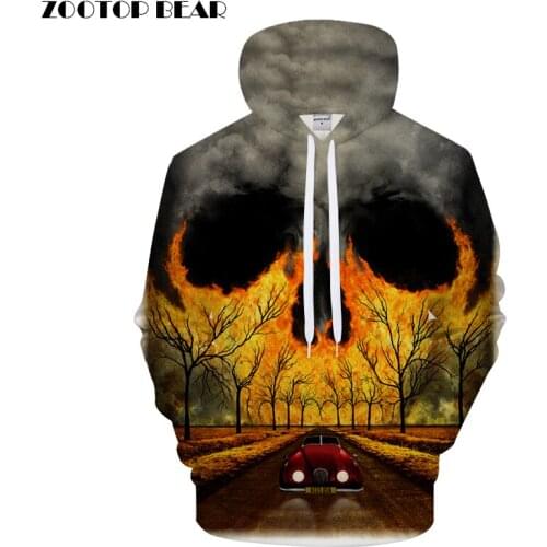 Dark Cloud&Skull 3DPrint Hoodies Men Women Casual Hoodie Boy Sweatshirt Tracksuit Brand Pullover Personality DropShip ZOOTOPBEAR