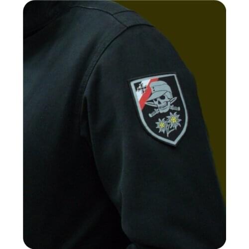 WW2 German Skull Woven Patch Patches