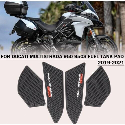 For DUCATI MULTISTRADA950 950S MULTISTRADA 950 950 S Anti-slip Fuel Tank Pad Anti-scratch grip Side Gas Knee Grip Stickers 2019